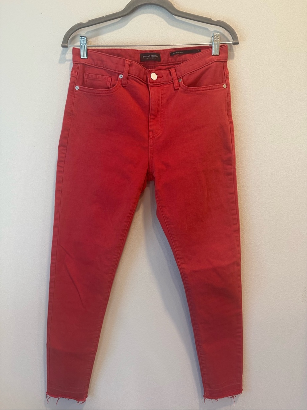 Banana Republic Women’s Red Skinny Jeans